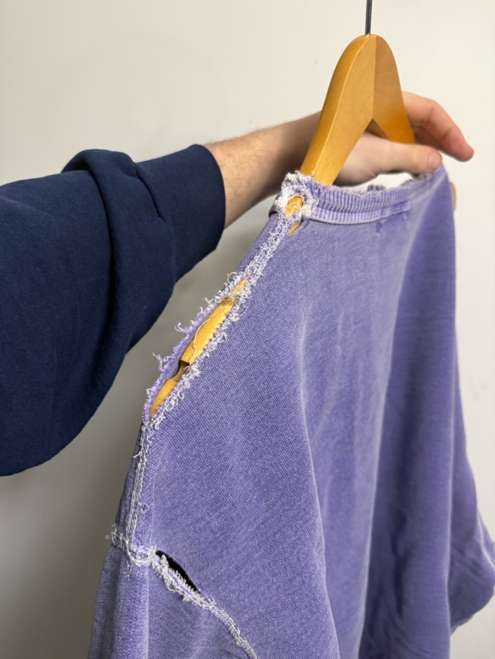University of Western Purple Crewneck Sweatshirt - Picture 4 of 4